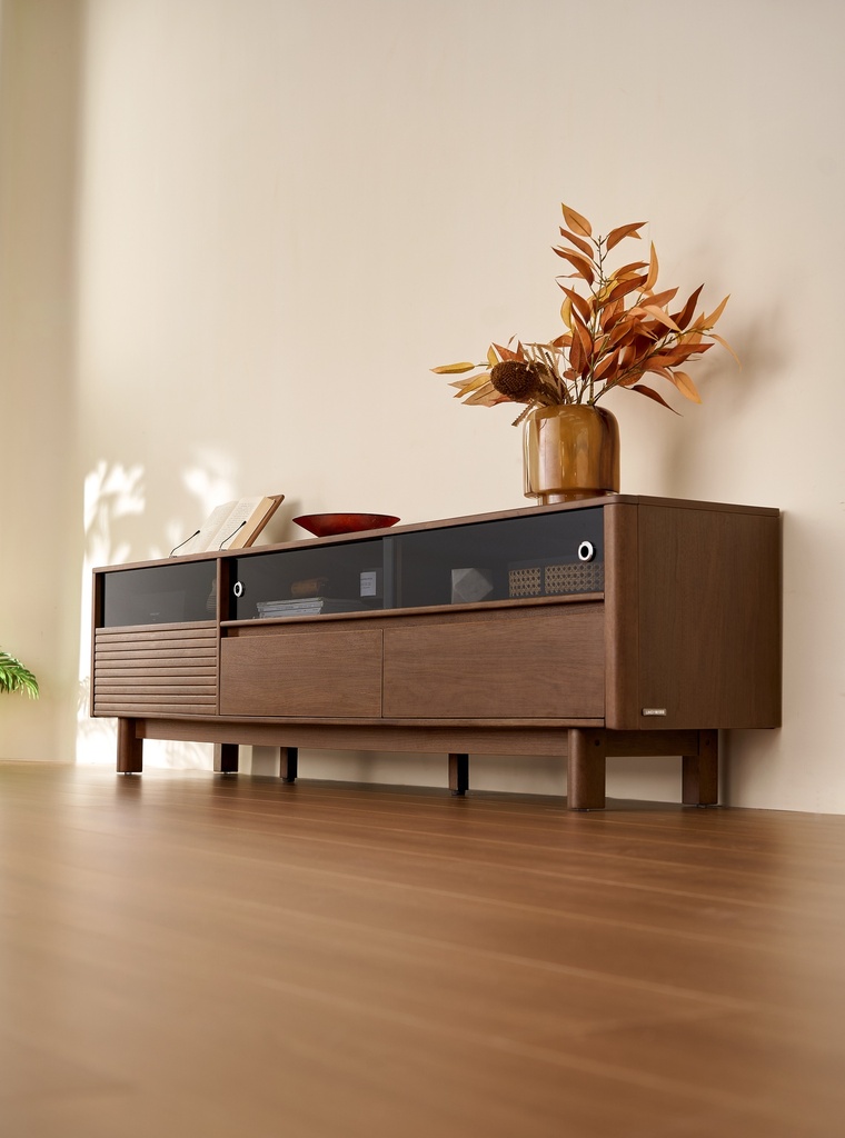 Amira Walnut TV Stand