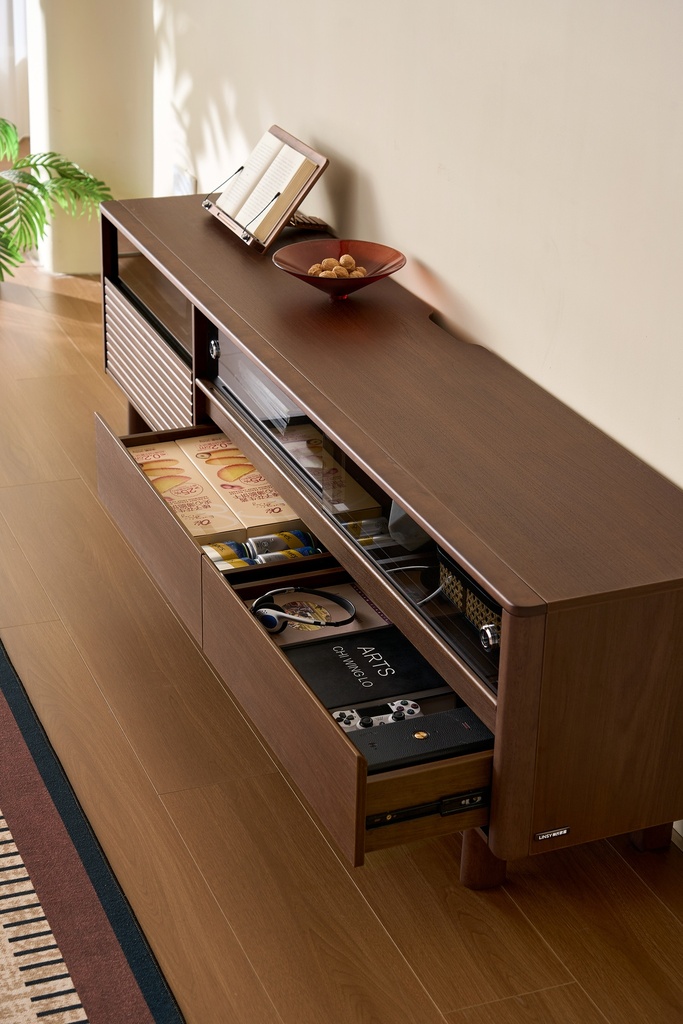 Amira Walnut TV Stand