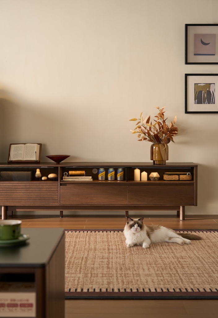 Amira Walnut TV Stand