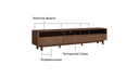 Amira Walnut TV Stand
