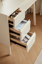 Amari White Dresser Set