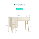 Amari White Dresser Set