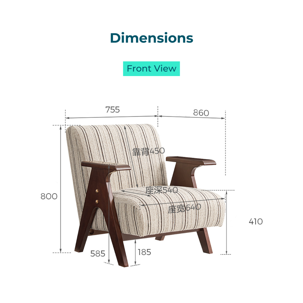 Arianne Brown Accent Chair 