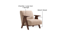 Arianne Brown Accent Chair 