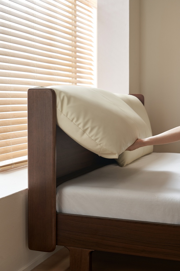 Franz Walnut Pneumatic Storage Bed