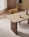 Noelle Walnut Dining Table Set