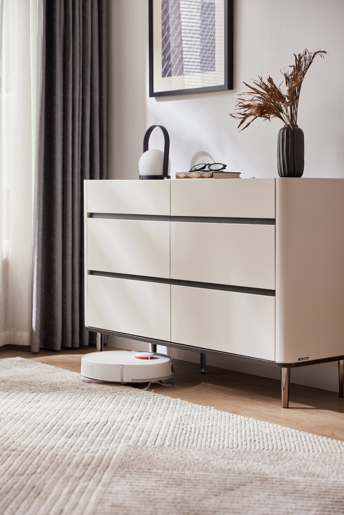 Zo Gray 6-Drawer Cabinet 