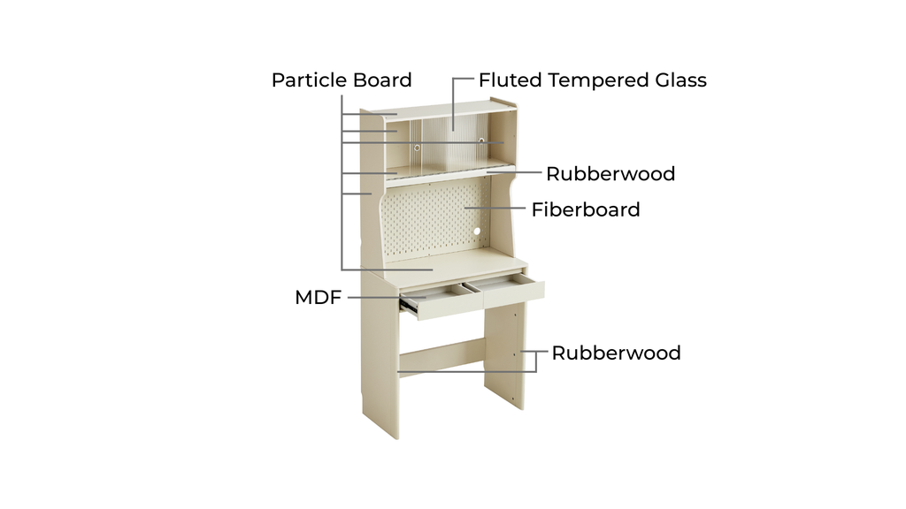  Miggy White High Side Cabinet
