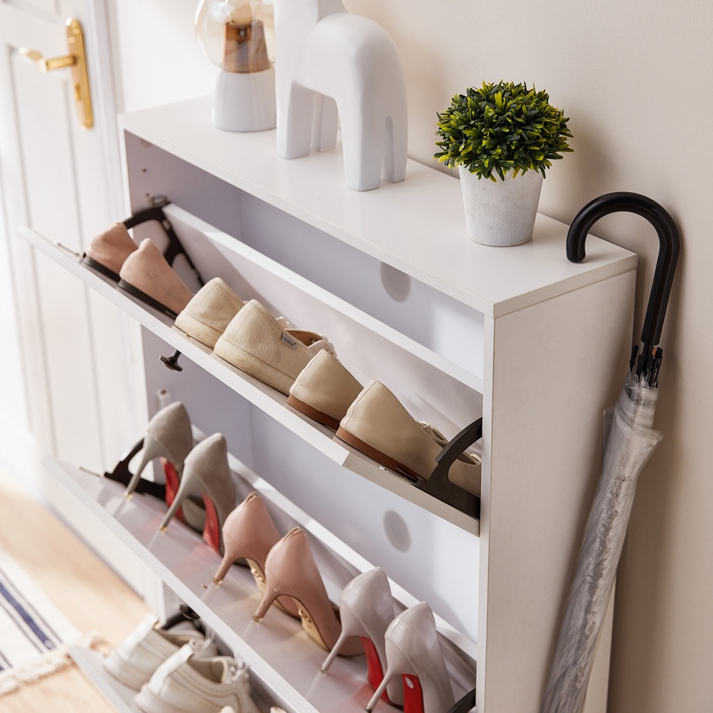 Arissa 3-Door Shoe Cabinet