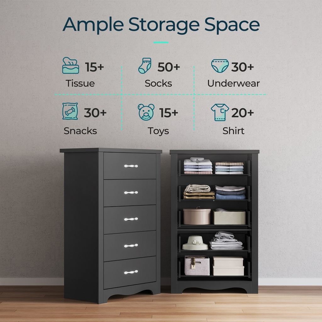 Amanda 5-Drawer Cabinet