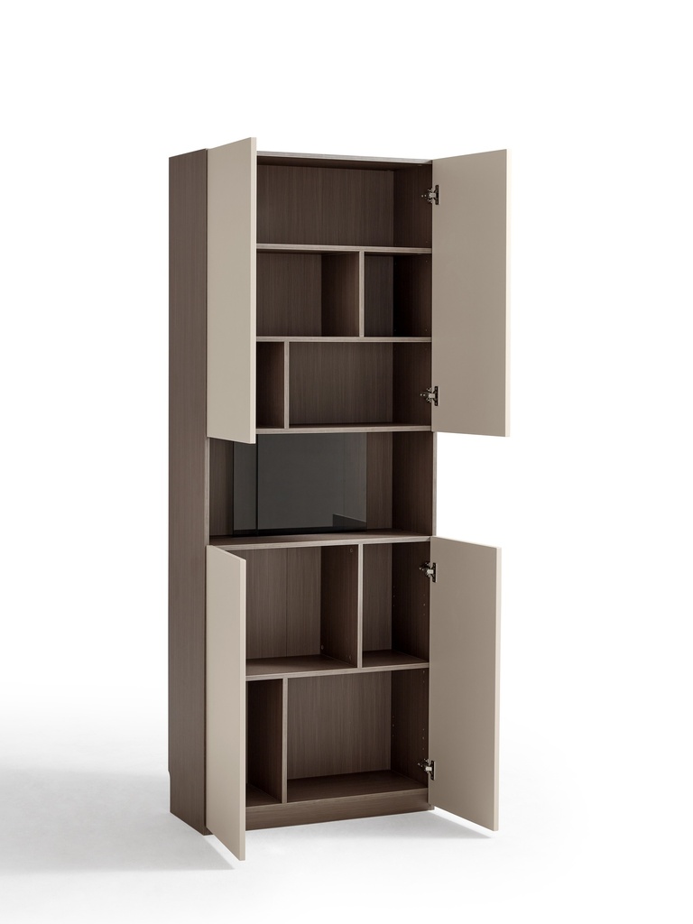Fabiënne 2-Door Bookcase with Storage