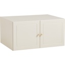 Felicity 3-Door Wardrobe with Top Cabinet