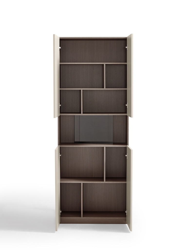 Fabiënne 2-Door Bookcase with Storage