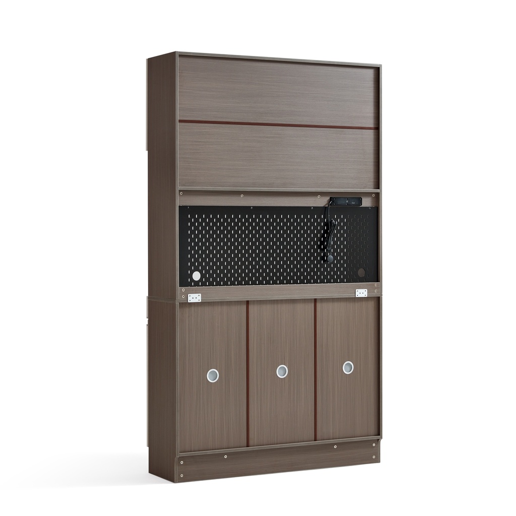 Fumie 3-Door High Shoe Cabinet