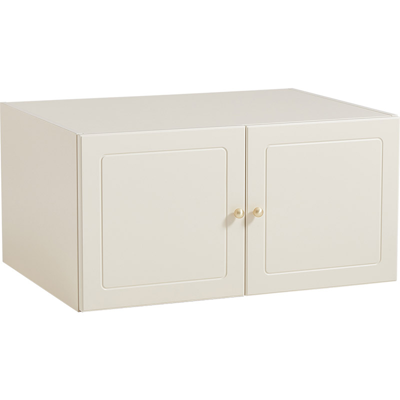 Felicity 2-Door Wardrobe with Top Cabinet