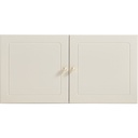 Felicity 2-Door Wardrobe with Top Cabinet