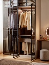 Festy 4-Door Aluminum Framer Wardrobe 