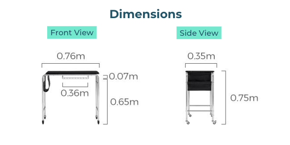 Almer Movable Table