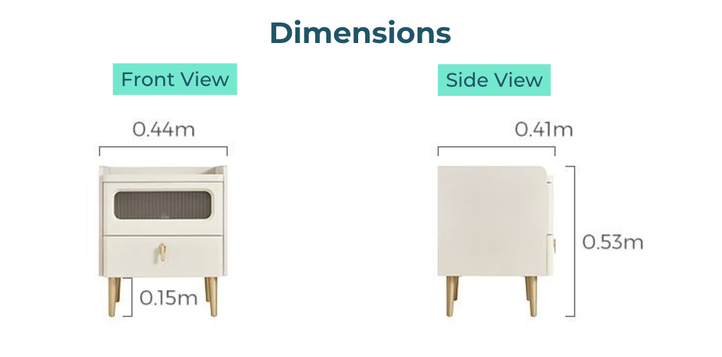 Alnah Bedside Table