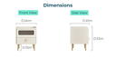Alnah Bedside Table