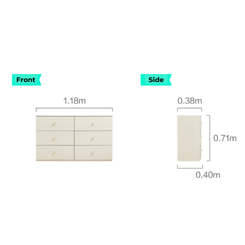 Finn 6-Drawer Cabinet