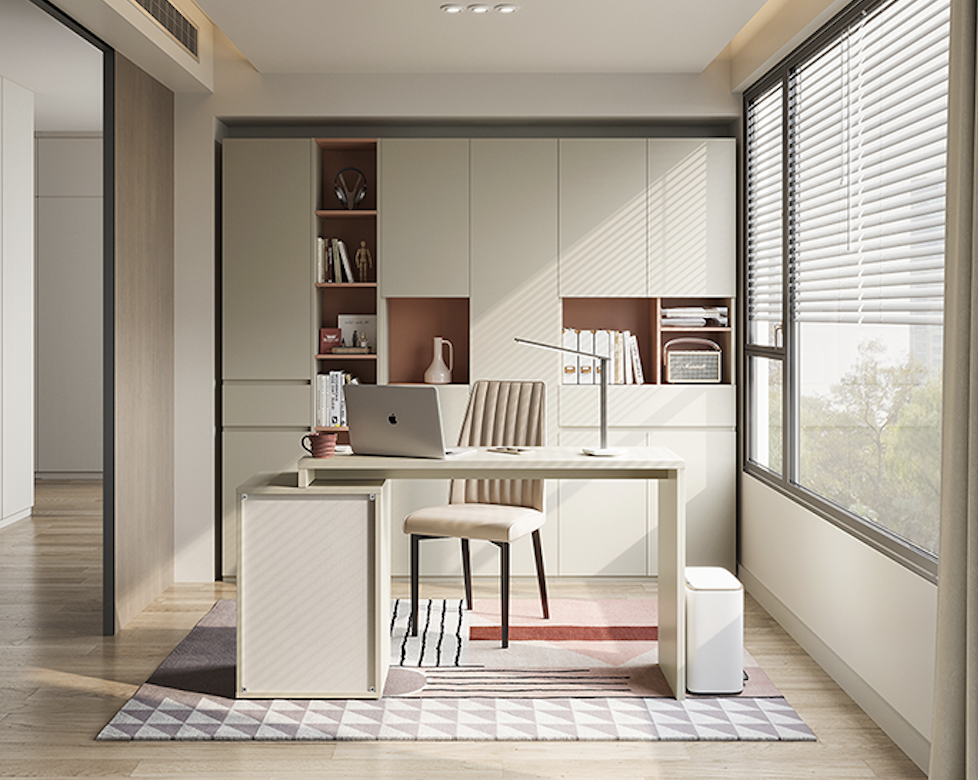 Freida 3-Drawer Cabinet with Desk