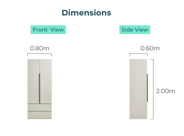 Ferris 2-Door Wardrobe