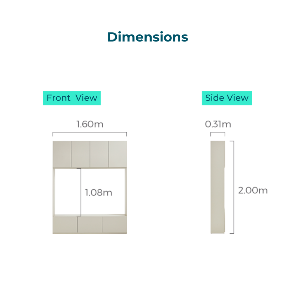 Franz TV Stand with Cabinet