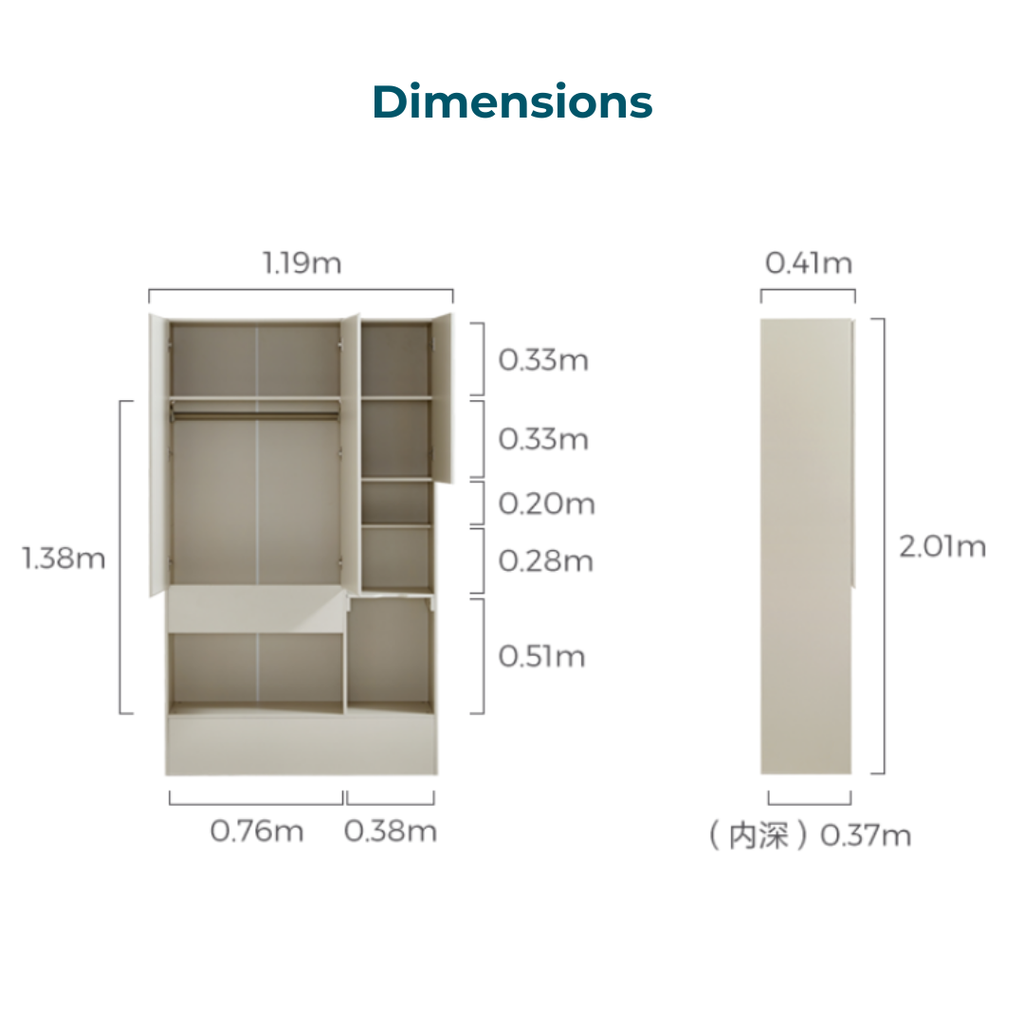 Ellen Headboard + Cabinet