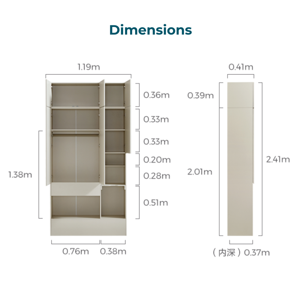 Ellen Headboard + Cabinet