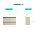 Flores 6-Drawer Cabinet
