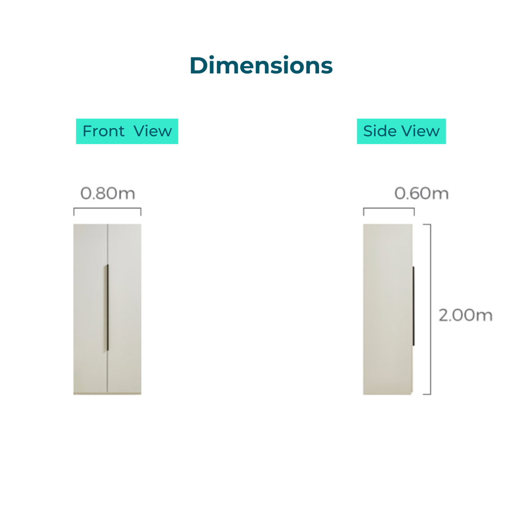 Flannery 2-Door Wardrobe
