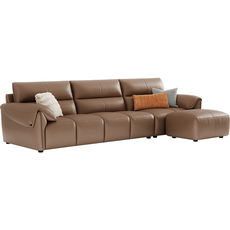 Hazel 4-Seater Sofa with Ottoman