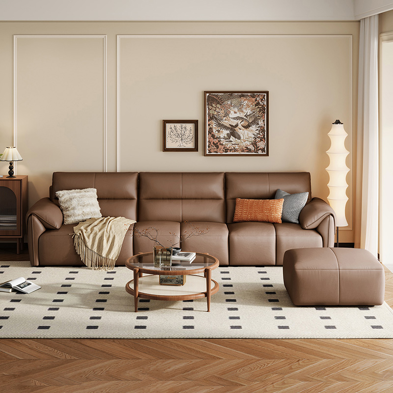 Hazel 4-Seater Sofa with Ottoman