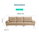 Hannah 4-Seater Sofa