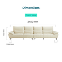Hannah 4-Seater Sofa