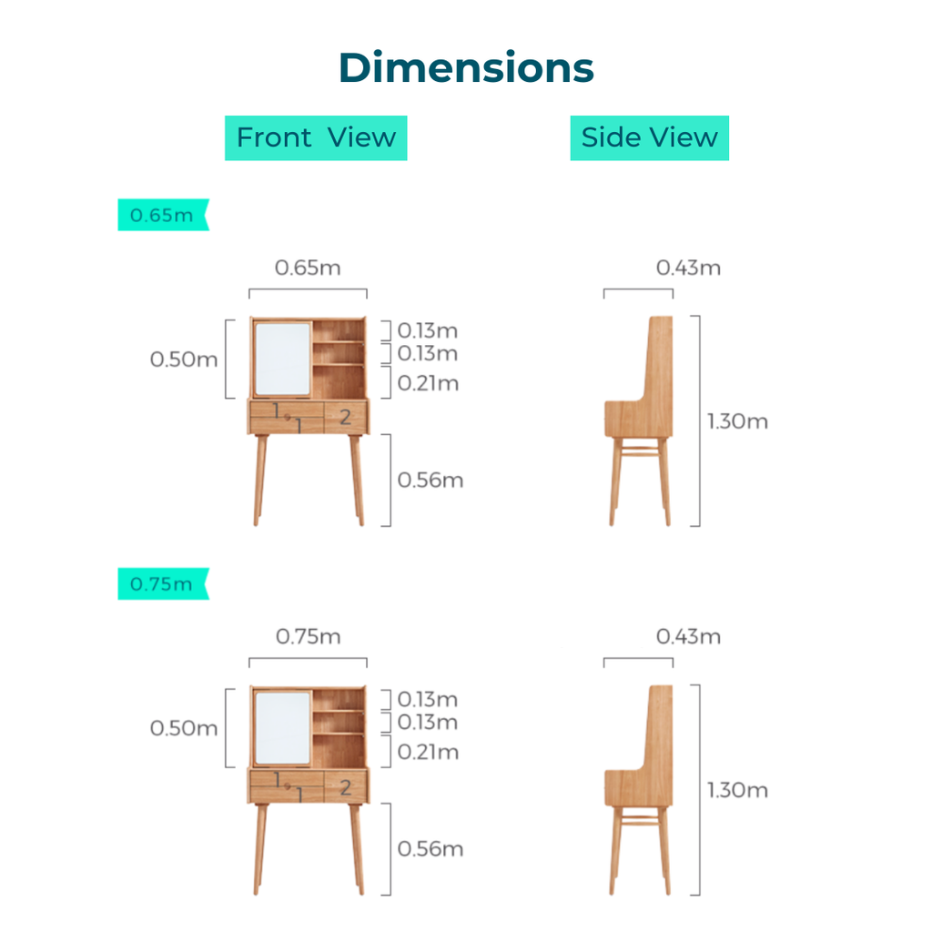Eurydice Dressing desk