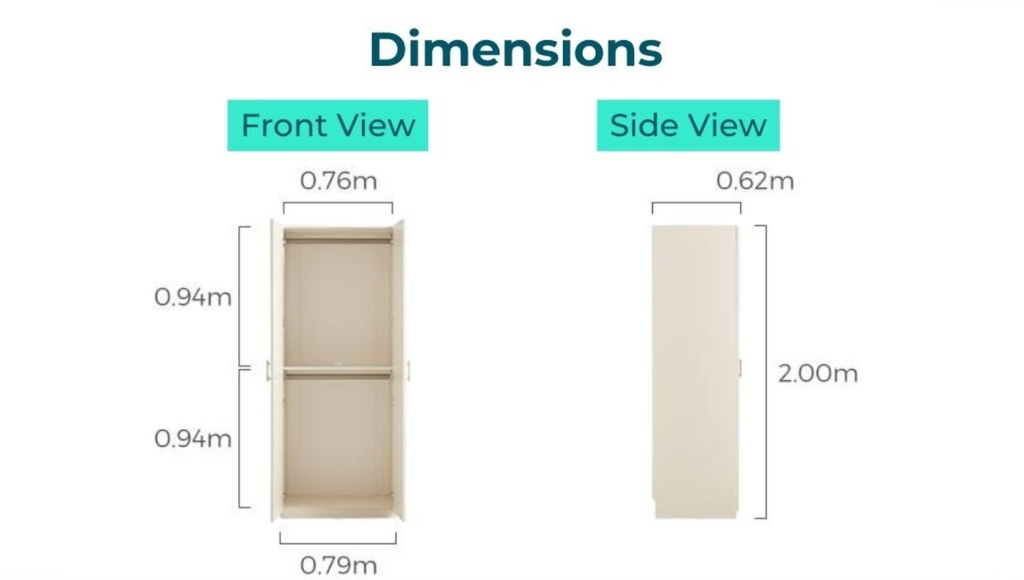 Clara Wardrobe Cabinet