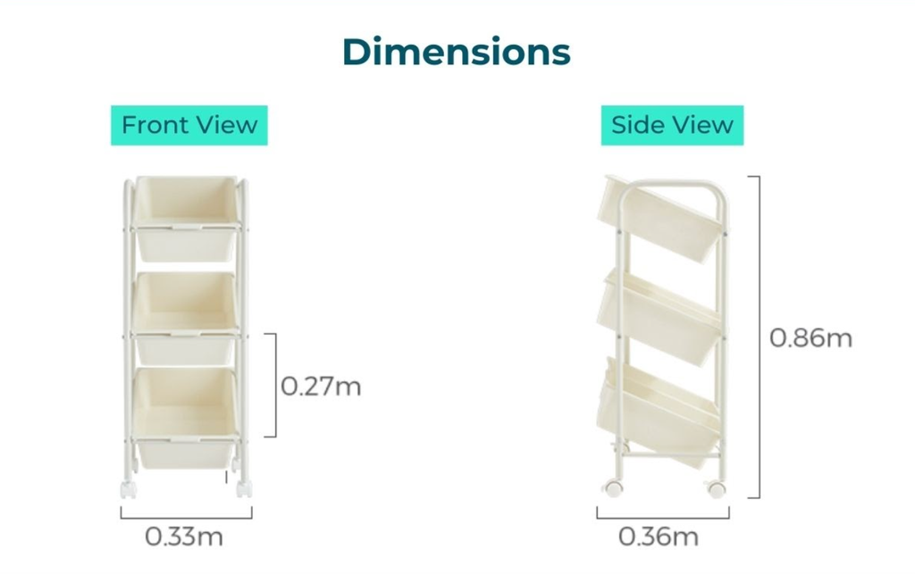Clement 3-Grid Storage Shelf