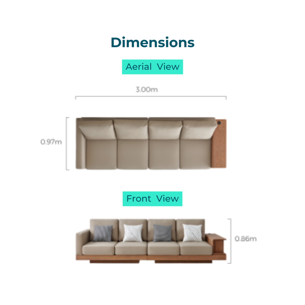 Estefania 4-Seater Sofa