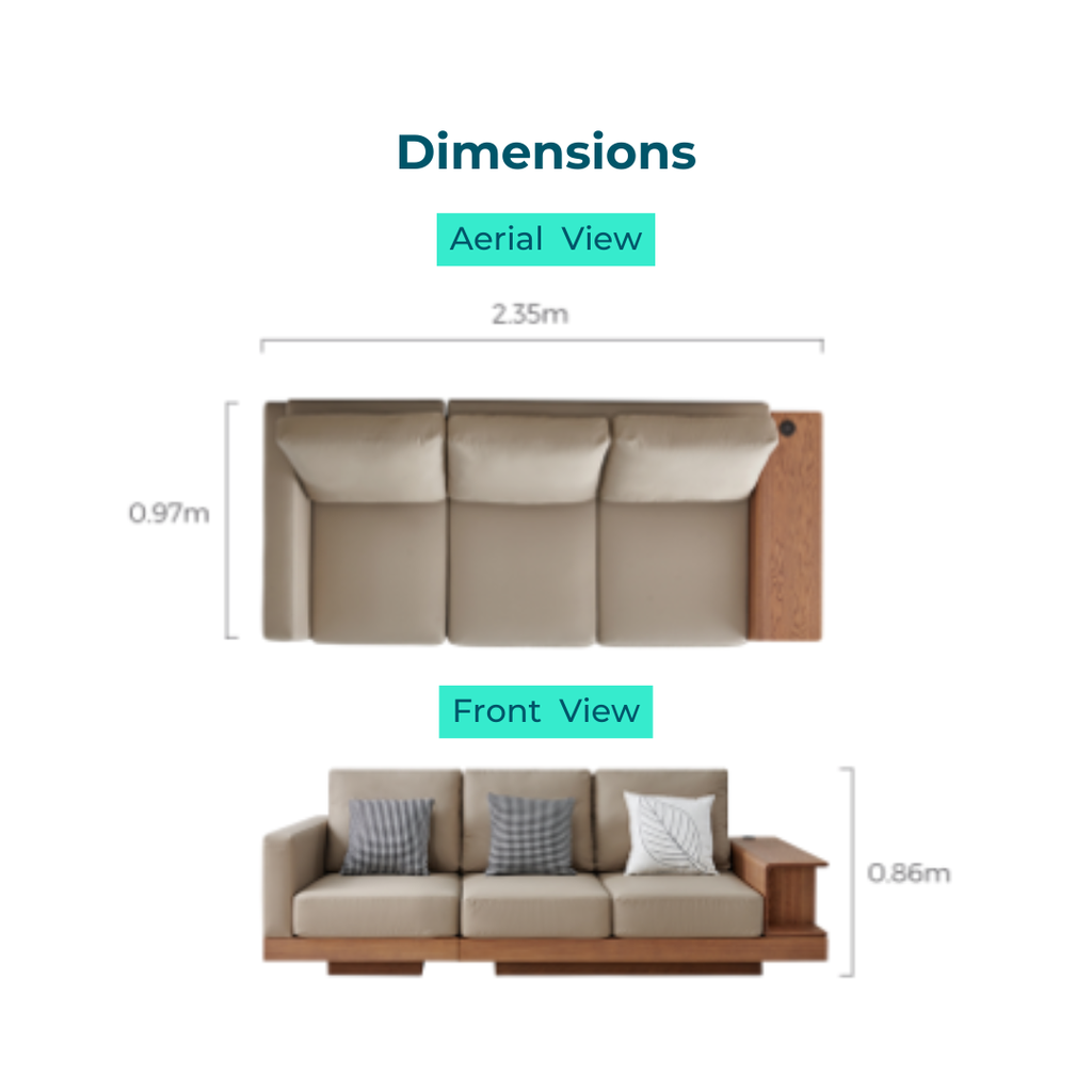 Estefania 3-Seater Sofa