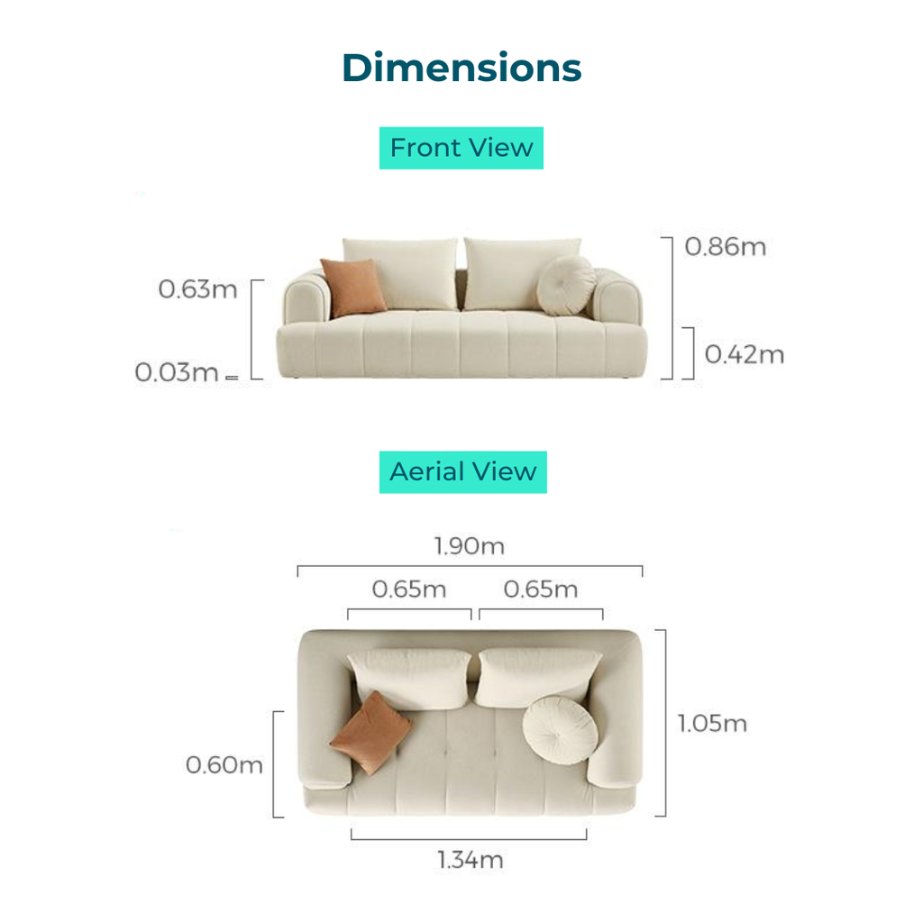 Cynthia 2-Seater Sofa
