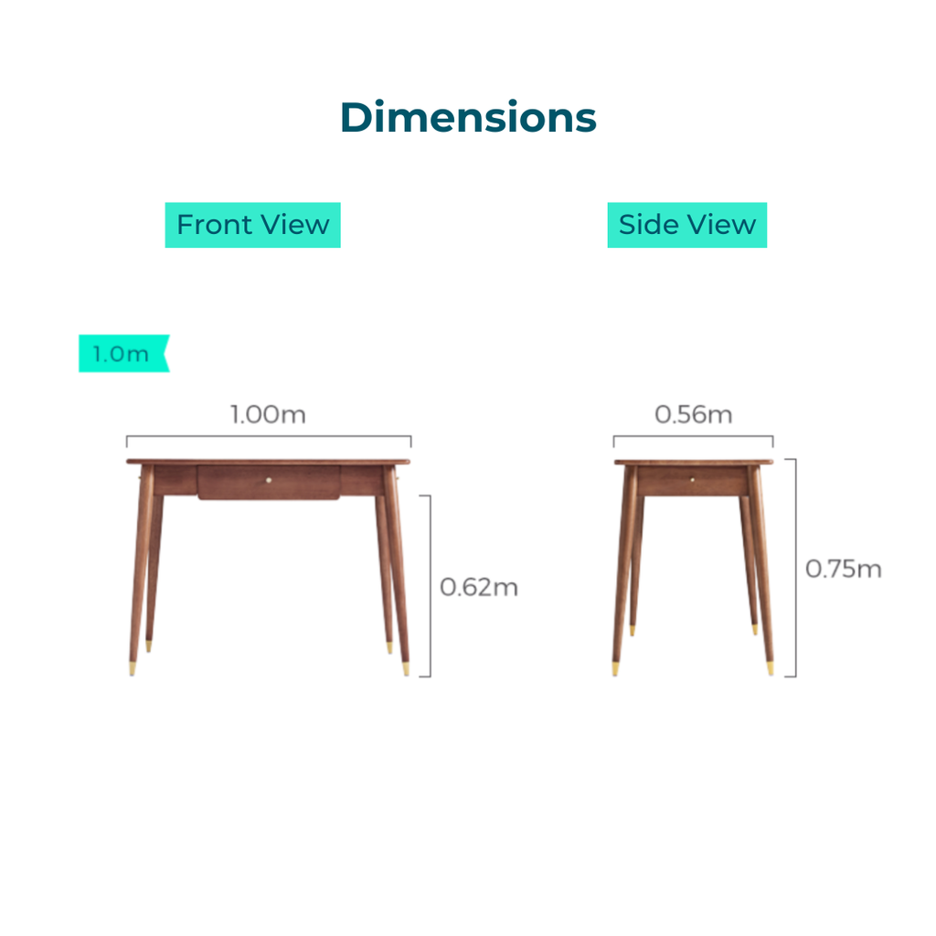 Cyrus Study Desk Table