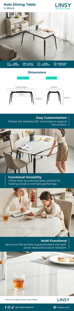 Kole Telescopic Dining Table