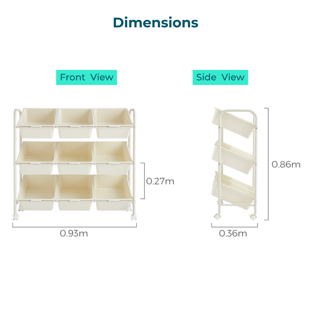 Clement 9-Grid Storage Shelf