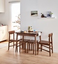 Mocha Folding Long Dining Table