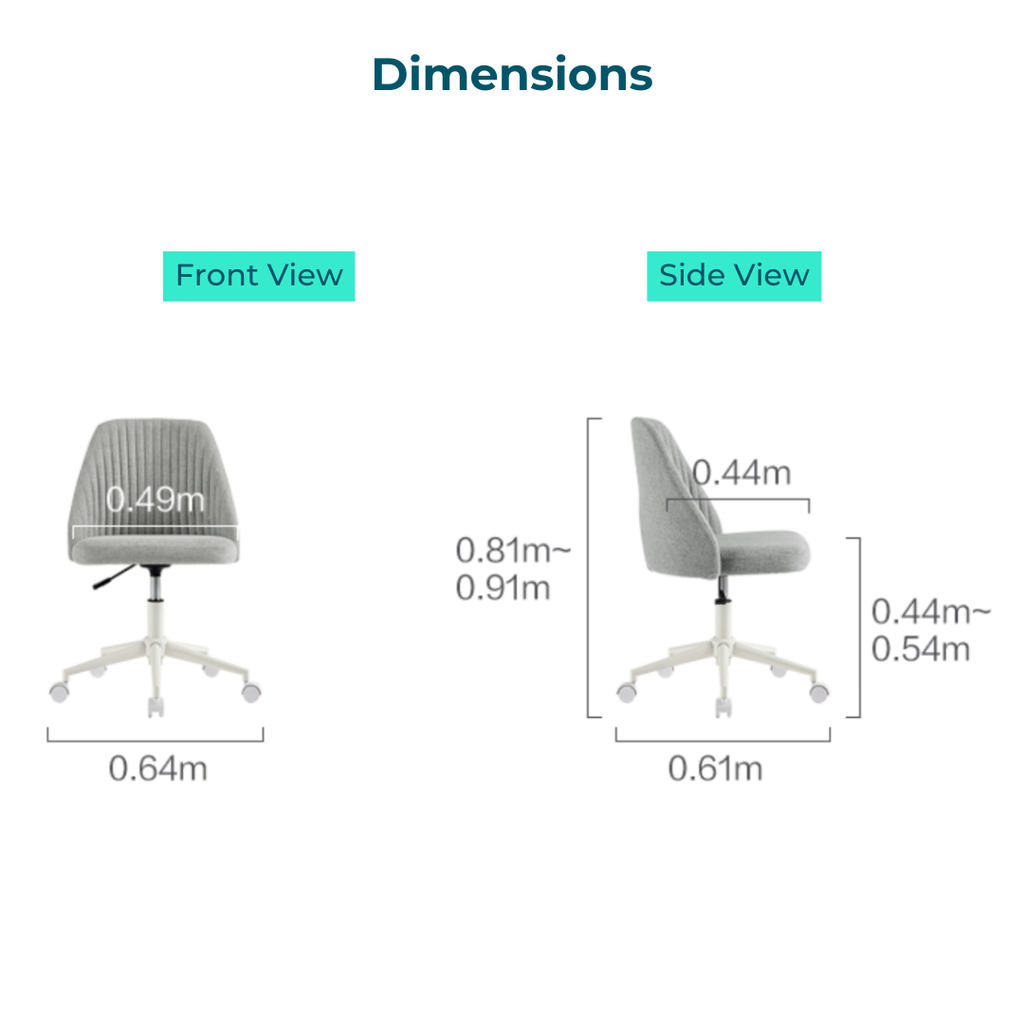 Mauve Computer Chair