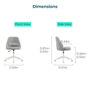 Mauve Computer Chair