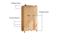 Naith 3-Door Wardrobe 