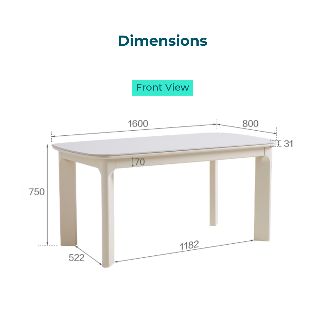 Nyssara Solid Wood Dining Set